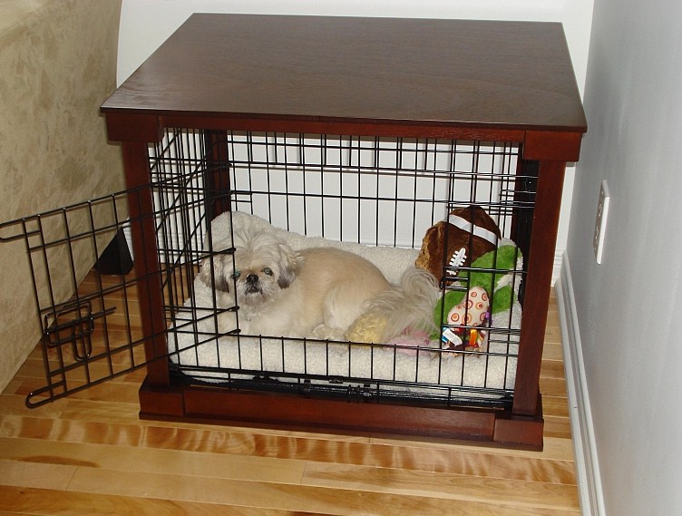 Wood Dog Crate Cover